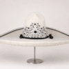 Sombrero charro San Luis moderado con bordado plata y negro