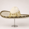 Sombrero charro San Luis moderado con detalles oro y cobre