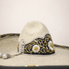 Sombrero charro San Luis moderado con ribete bordado en canutillo