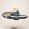Sombrero charro infantil San Luis moderado color arena con casimir azul marino