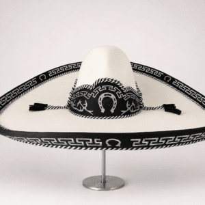 Sombrero color hueso